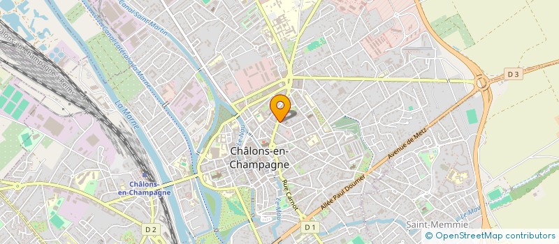 localisation de l'entreprise IMMO SERVICES à CHALONS-EN-CHAMPAGNE