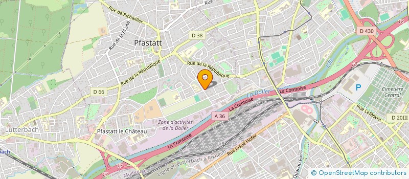 localisation de l'entreprise IMMO SERVICES  PFASTATT