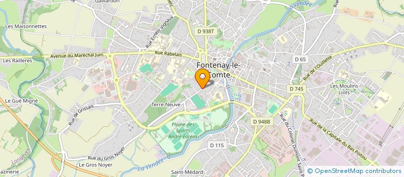 localisation de l'entreprise IMMO SESTECO PREMIUM  FONTENAY-LE-COMTE