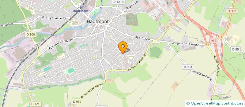 localisation de l'entreprise IMMO-SEVA  HAUTMONT