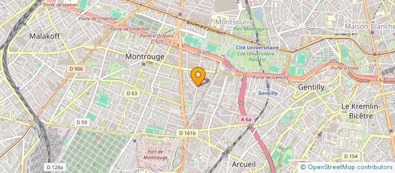 localisation de l'entreprise IMMO SFEN  MONTROUGE