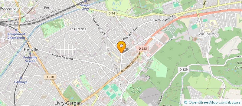 localisation de l'entreprise IMMO-SIDRA à LIVRY-GARGAN