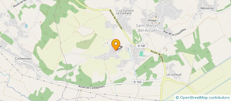 localisation de l'entreprise IMMO SNOW  SAINT-MARCEL-BEL-ACCUEIL