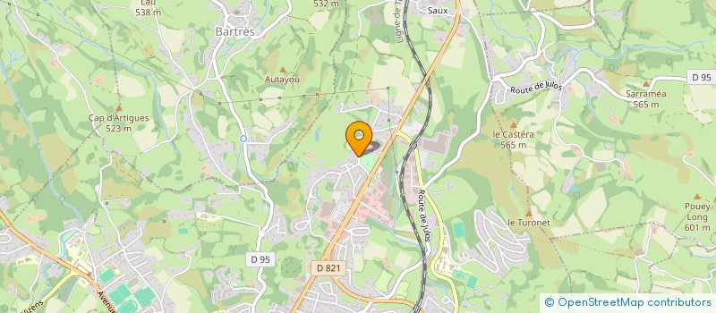 localisation de l'entreprise IMMO SOLEIL  LOURDES