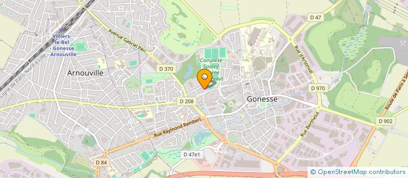 localisation de l'entreprise IMMO SOLUTIONS  GONESSE