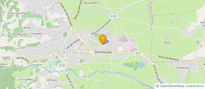 localisation de l'entreprise IMMO SOLUTIONS  RENAISON