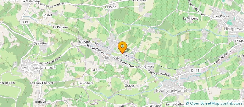 localisation de l'entreprise IMMO SOLUTIONS  PORTE DES PIERRES DOREES