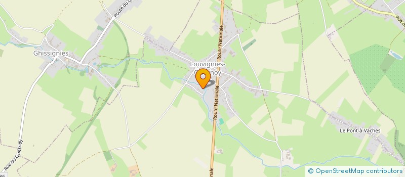 localisation de l'entreprise IMMO-SOM à LOUVIGNIES-QUESNOY