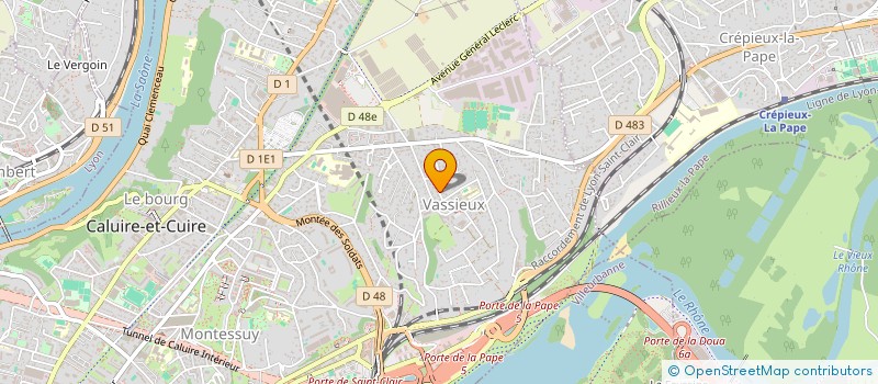 localisation de l'entreprise IMMO SORNIN  CALUIRE-ET-CUIRE