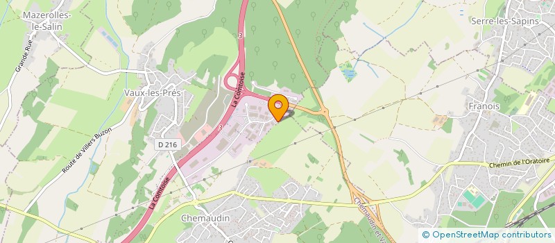 localisation de l'entreprise IMMO SPACE INVEST  BESANCON