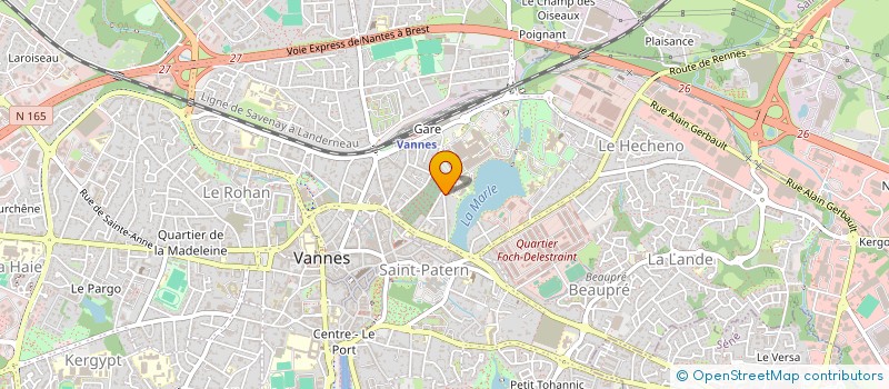 localisation de l'entreprise IMMO SPORT SANTE à VANNES