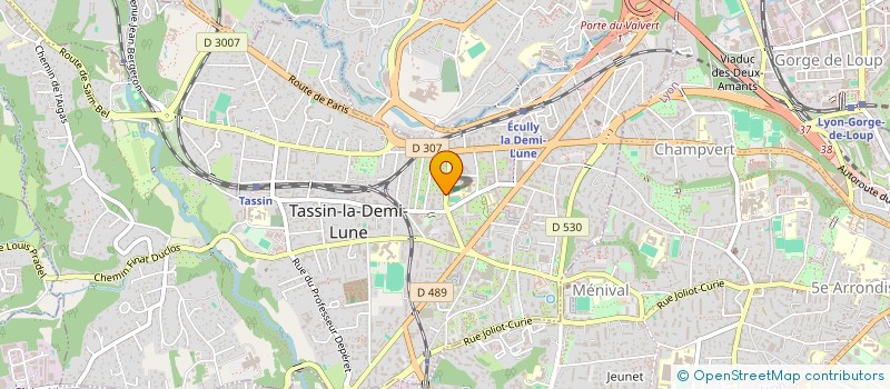 localisation de l'entreprise IMMO SR  TASSIN-LA-DEMI-LUNE