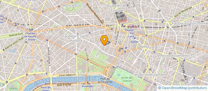 localisation de l'entreprise IMMO ST HONORE  PARIS