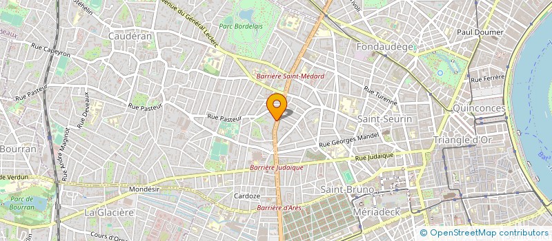localisation de l'entreprise IMMO STE à BORDEAUX
