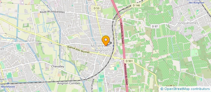 localisation de l'entreprise IMMO'STEP  MORIERES LES AVIGNON