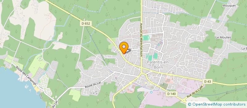 localisation de l'entreprise IMMO SUCESS  PARENTIS-EN-BORN