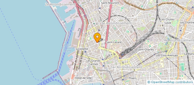 localisation de l'entreprise IMMO SUD à MARSEILLE