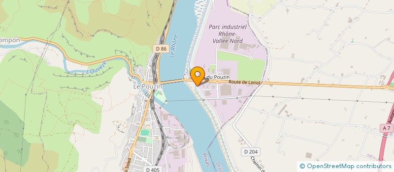 localisation de l'entreprise IMMO SUD EST  LE POUZIN