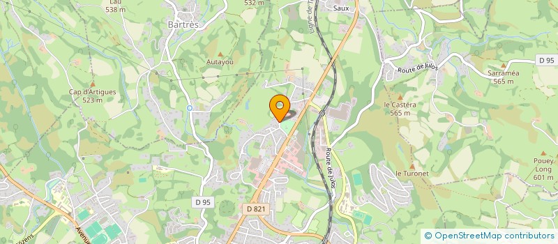 localisation de l'entreprise IMMO'SUN  LOURDES