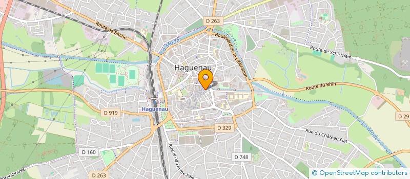 localisation de l'entreprise IMMO SURF  HAGUENAU