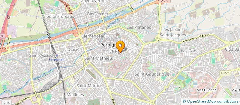 localisation de l'entreprise IMMO T  PERPIGNAN