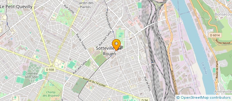 localisation de l'entreprise IMMO T2P  SOTTEVILLE-LES-ROUEN