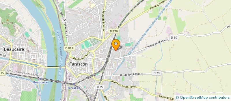 localisation de l'entreprise IMMO TA 2  TARASCON