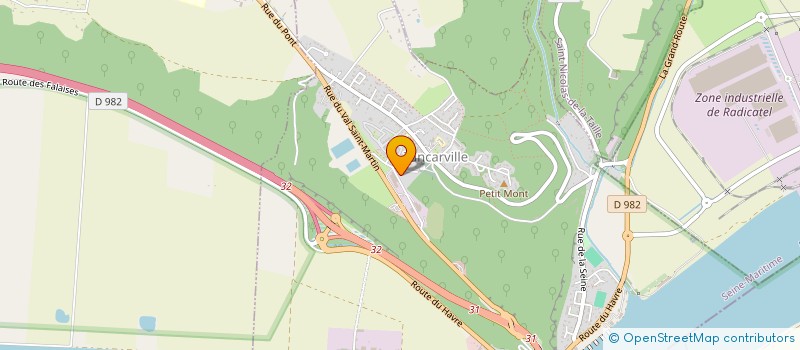 localisation de l'entreprise IMMO TB  SAINT-ROMAIN-DE-COLBOSC