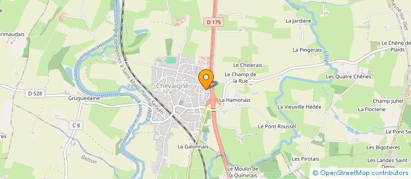 localisation de l'entreprise IMMO TCJF  BETTON