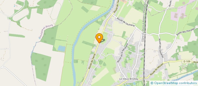 localisation de l'entreprise IMMO-TEC  BRIOLLAY