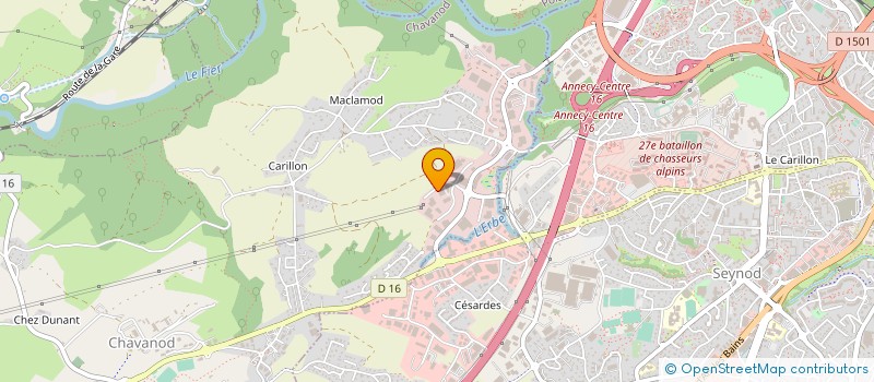 localisation de l'entreprise IMMO-TECH  CHAVANOD