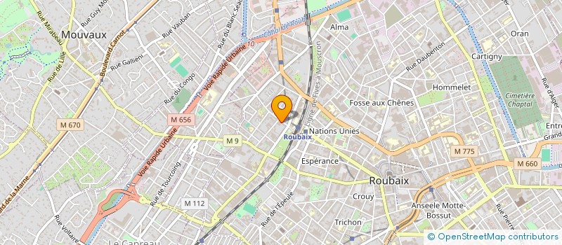 localisation de l'entreprise IMMO-TECH  ROUBAIX