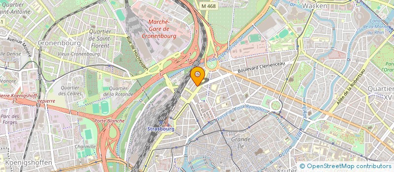 localisation de l'entreprise IMMO TENDANCE  STRASBOURG