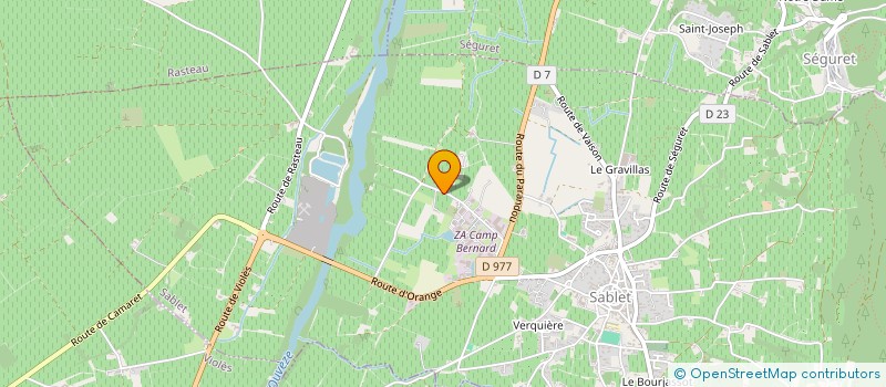 localisation de l'entreprise IMMO-TEP  SABLET