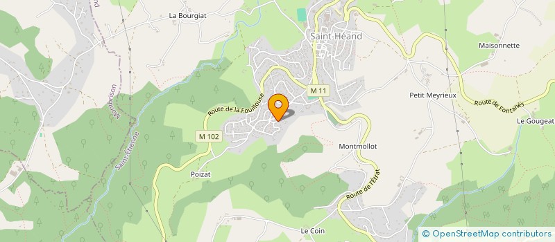 localisation de l'entreprise IMMO'TEP  SAINT-HEAND