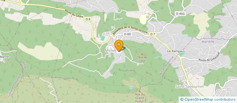 localisation de l'entreprise IMMO TEP  MIMET