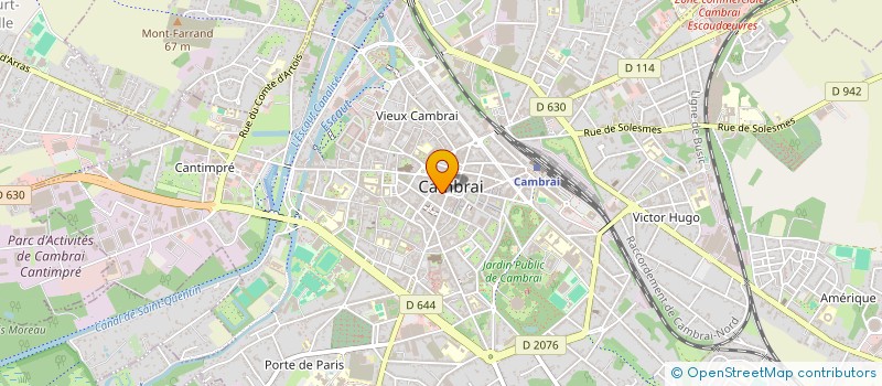 localisation de l'entreprise IMMO-TEP à CAMBRAI