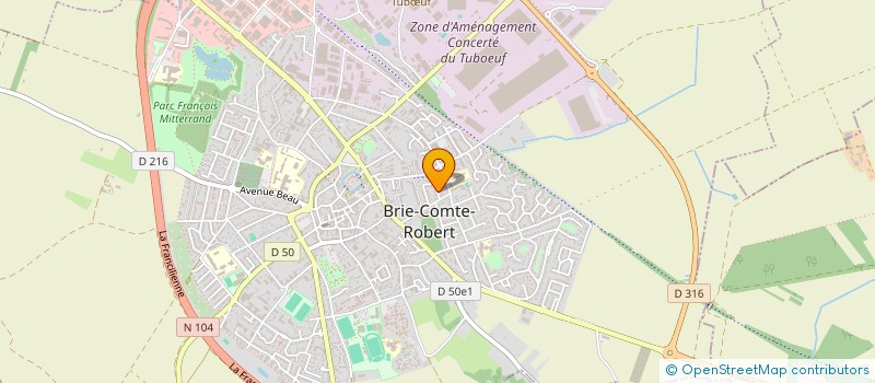 localisation de l'entreprise IMMO'TEP  BRIE-COMTE-ROBERT