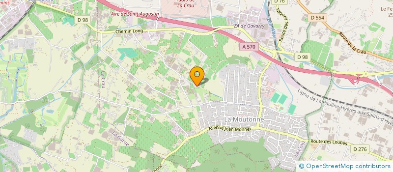 localisation de l'entreprise IMMO TEP  LA CRAU