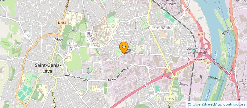 localisation de l'entreprise IMMO THEMARIS  SAINT-GENIS-LAVAL