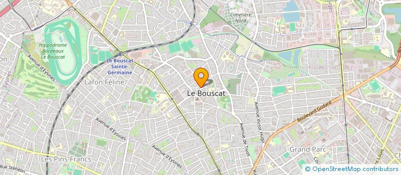 localisation de l'entreprise IMMO THIERS  LE BOUSCAT