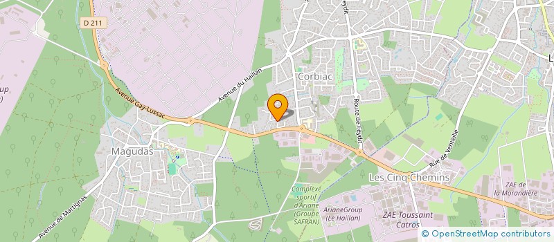 localisation de l'entreprise IMMO TOUYA  SAINT-MEDARD-EN-JALLES