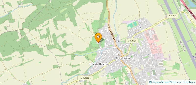 localisation de l'entreprise IMMO TP 68  BLOTZHEIM