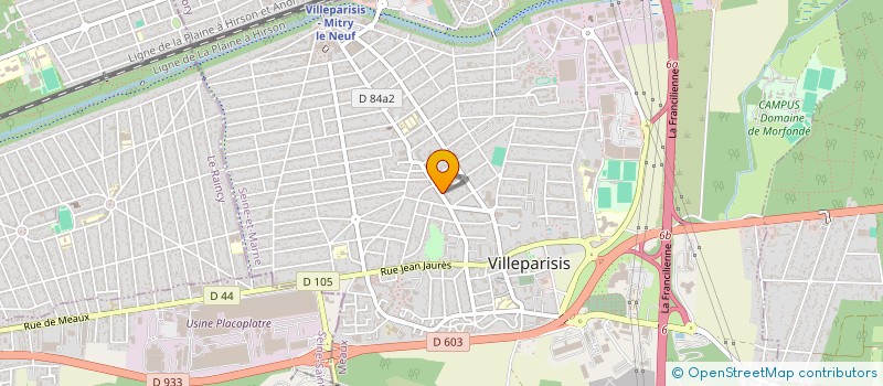 localisation de l'entreprise IMMO TRANSAC  VILLEPARISIS