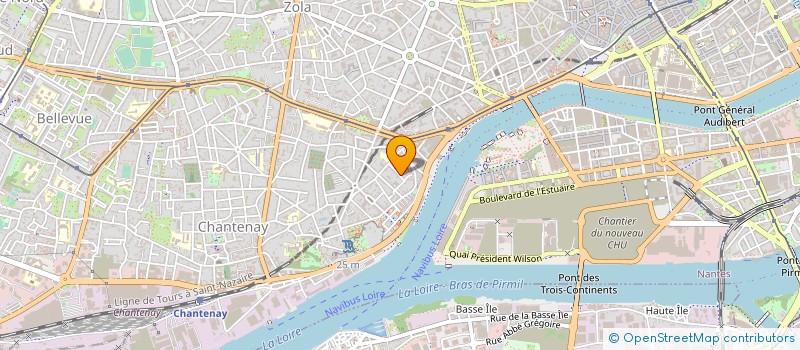 localisation de l'entreprise IMMO TRAVAUX à NANTES