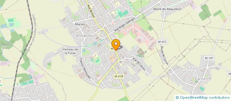 localisation de l'entreprise IMMO TRAVAUX  ANNULLIN