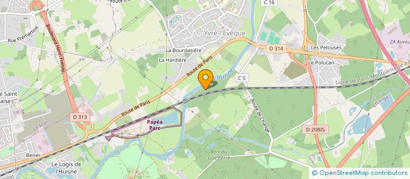 localisation de l'entreprise IMMO TROTTIN PLIM  YVRE L EVEQUE