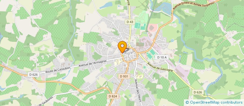 localisation de l'entreprise IMMO TUGA  EAUZE