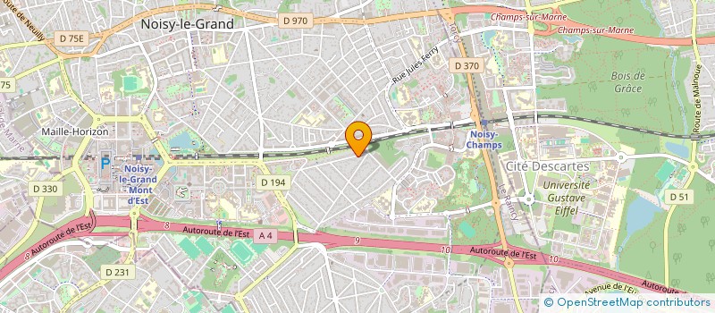 localisation de l'entreprise IMMO UNIO  NOISY-LE-GRAND