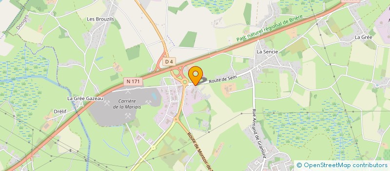 localisation de l'entreprise IMMO-V  DONGES